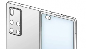 如您所见手机像GalaxyZFold2一样像书本一样折叠