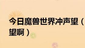 今日魔兽世界冲声望（WOW 怎么冲公会声望啊）