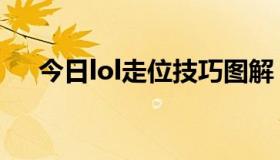 今日lol走位技巧图解（求lol走位技巧）