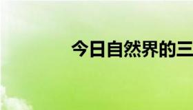 今日自然界的三大守恒定律