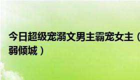 今日超级宠溺文男主霸宠女主（超宠文男主深情霸宠,女主娇弱倾城）