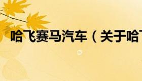 哈飞赛马汽车（关于哈飞赛马汽车的介绍）
