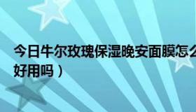 今日牛尔玫瑰保湿晚安面膜怎么样（牛尔玫瑰保湿晚安睡膜好用吗）