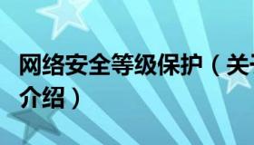 网络安全等级保护（关于网络安全等级保护的介绍）