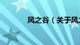 风之谷（关于风之谷的介绍）