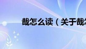 哉怎么读（关于哉怎么读的介绍）