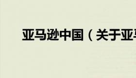 亚马逊中国（关于亚马逊中国的介绍）