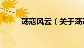荡寇风云（关于荡寇风云的介绍）