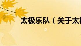 太极乐队（关于太极乐队的介绍）