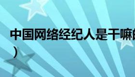 中国网络经纪人是干嘛的（中国中网络经纪人）