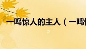 一鸣惊人的主人（一鸣惊人的主人公是谁）