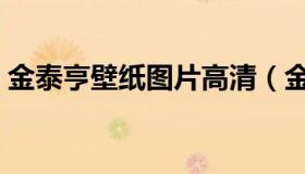 金泰亨壁纸图片高清（金泰亨图片电脑壁纸）