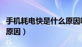 手机耗电快是什么原因呢（手机耗电快是什么原因）