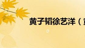 黄子韬徐艺洋（黄子韬女友）