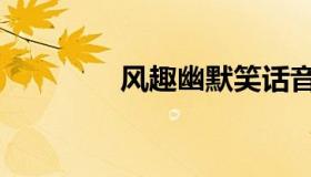风趣幽默笑话音频（风趣）