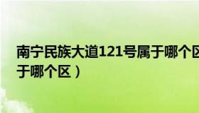 南宁民族大道121号属于哪个区（南宁市民族大道131号属于哪个区）