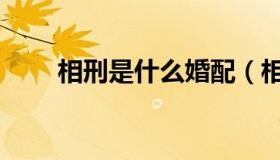 相刑是什么婚配（相刑是什么意思）