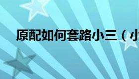 原配如何套路小三（小三攻略原配秘籍）