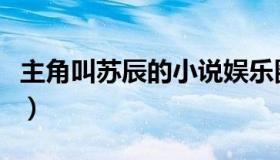 主角叫苏辰的小说娱乐圈（主角叫苏辰的小说）