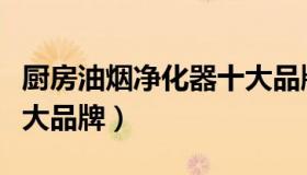 厨房油烟净化器十大品牌（厨房油烟净化器十大品牌）