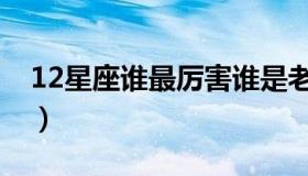 12星座谁最厉害谁是老大（12星座谁最厉害）