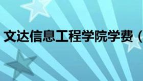 文达信息工程学院学费（文达信息工程学院）