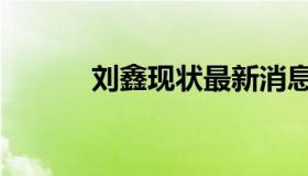 刘鑫现状最新消息（刘鑫现状）
