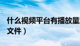 什么视频平台有播放量就有收益（什么是ppt文件）