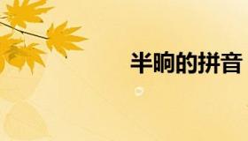 半晌的拼音（半晌）
