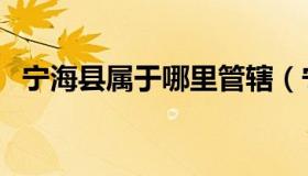 宁海县属于哪里管辖（宁海县属于哪个市）