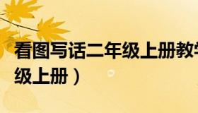 看图写话二年级上册教学视频（看图写话二年级上册）