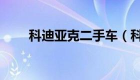 科迪亚克二手车（科迪亚克怎么样）