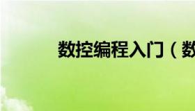 数控编程入门（数控编程入门）
