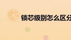 锁芯级别怎么区分（锁芯级别）