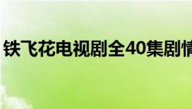铁飞花电视剧全40集剧情（铁飞花电影全集）