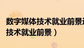 数字媒体技术就业前景适合女生吗（数字媒体技术就业前景）