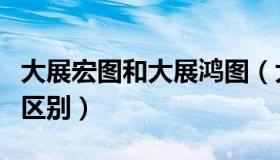 大展宏图和大展鸿图（大展宏图和大展鸿图的区别）