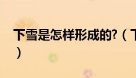 下雪是怎样形成的?（下雪形成的原因是什么）