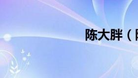 陈大胖（陈韪）