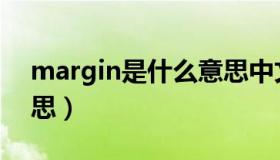 margin是什么意思中文（margin是什么意思）