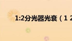 1:2分光器光衰（1 2分光器衰减为）