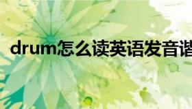 drum怎么读英语发音谐音（drum怎么读）