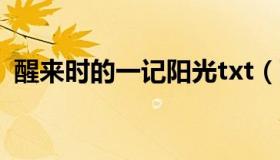 醒来时的一记阳光txt（醒来时的一记阳光）