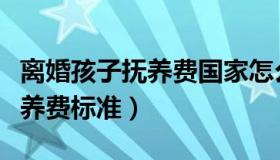 离婚孩子抚养费国家怎么样规定（离婚孩子抚养费标准）