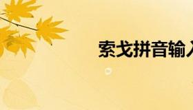 索戈拼音输入法官网