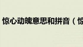 惊心动魄意思和拼音（惊心动魄意思是什么）