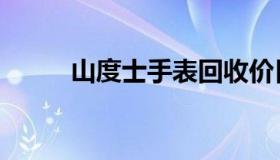 山度士手表回收价目表（山度士）