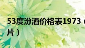 53度汾酒价格表1973（53度汾酒价格表和图片）