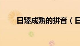 日臻成熟的拼音（日臻成熟的意思）