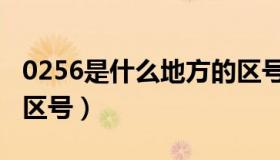0256是什么地方的区号（0256是什么地方的区号）
